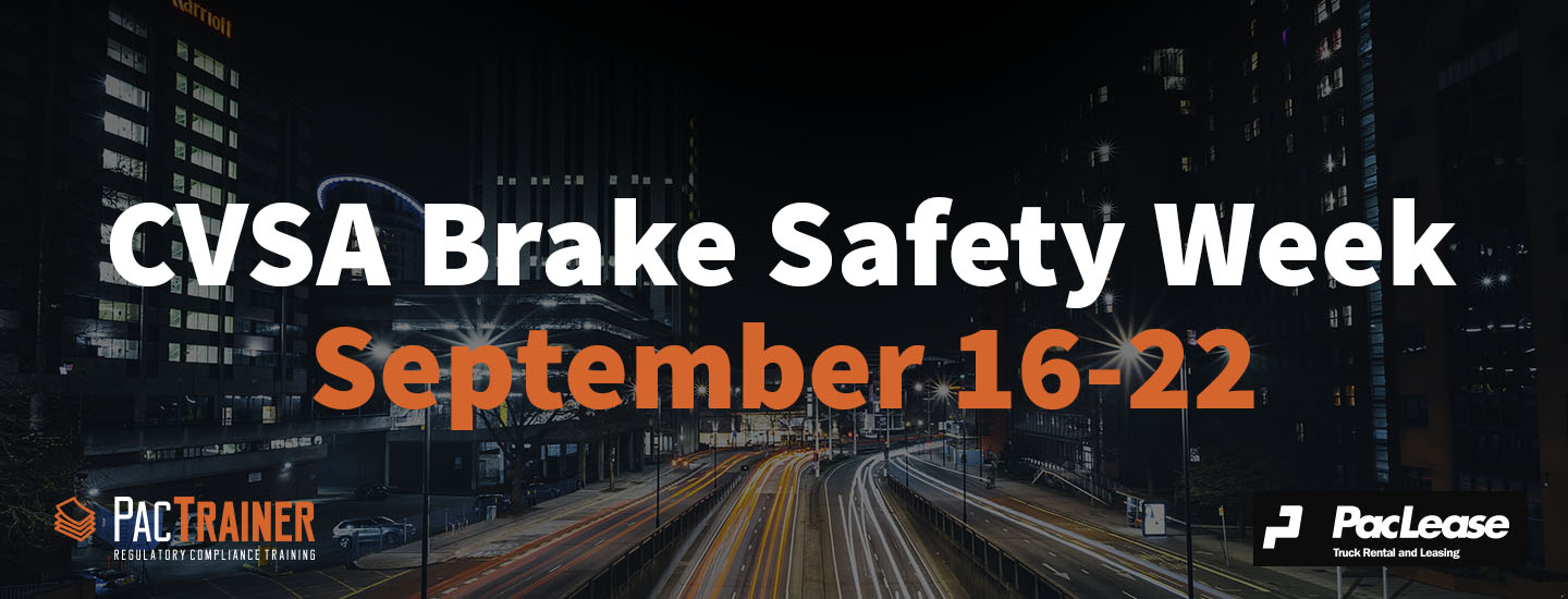 CVSA Brake Safety Week