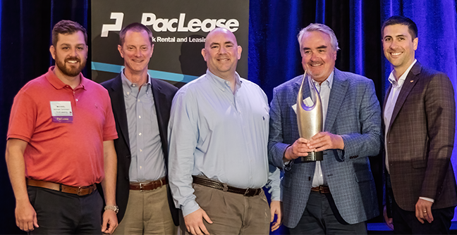 PacLease Names TLG Peterbilt PacLease as its North American Franchise of the Year
