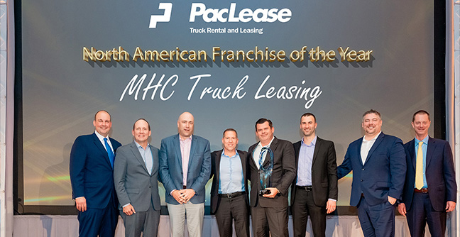 MHC Truck Leasing Named as PacLease North American Franchise of the Year
